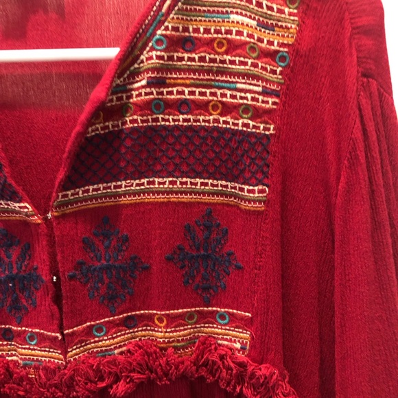 Umgee Embroidered Tunic Top 1XL - Picture 6 of 9